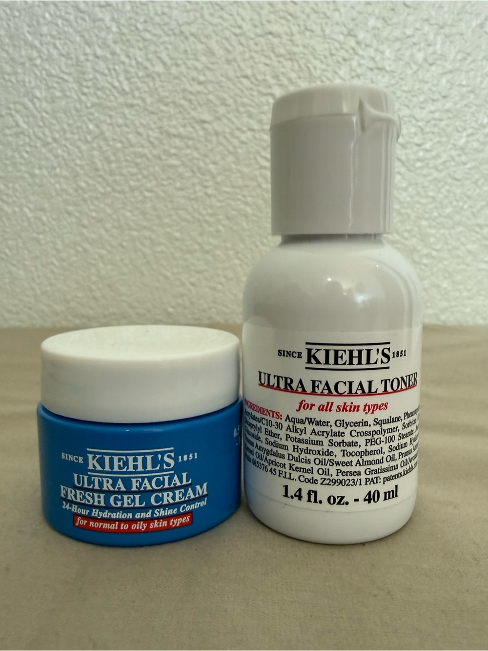Kiehl's Ultra Facial Gel Cream & Toner Duo